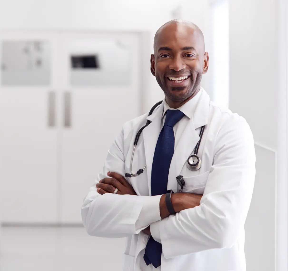 Very happy smiling Male Doctor